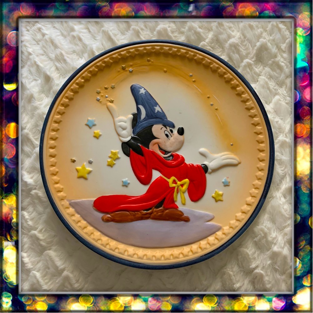 {Disney} Fantasia Sorcerer’s Apprentice 1990 plate